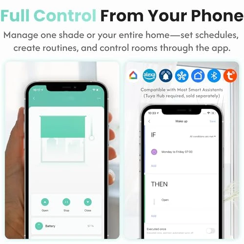 Smart Shade Driver with Remote Control and WiFi Dongle — Roller, AURA SMART HOME