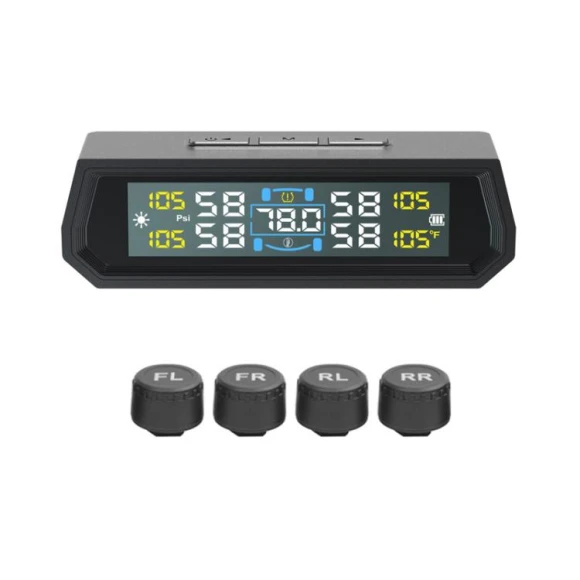 Solar-Powered Tire Pressure Monitor — TPMS Sensor Replacements