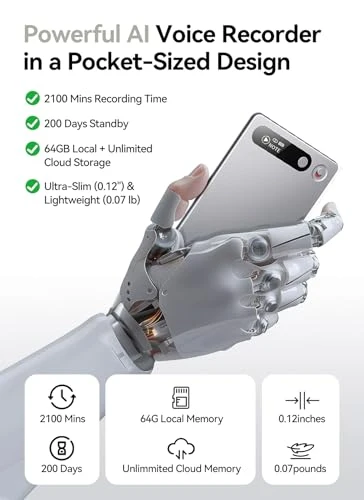 Voice Recorder with AI Transcription and Summarization — Voice Recognition & Productivity Software, Moihosso