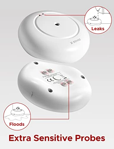 Wi-Fi Water Leak Detector with Base Station and Sensors — Water Leak Detection Systems, X-Sense
