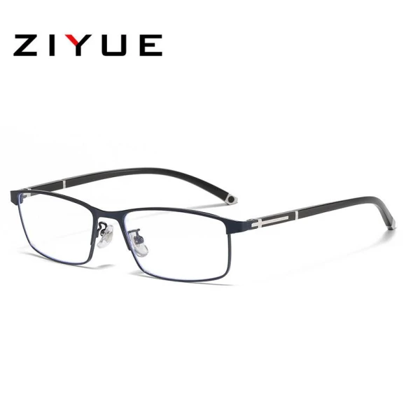 Men's Bifocal Photochromic Reading Glasses with Blue Light Protection and Smart Auto-Focus, Acetate Temples — Replacement Lenses, Millioner