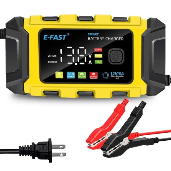 Smart Color LCD Display Car Charger — Chargers, loverin