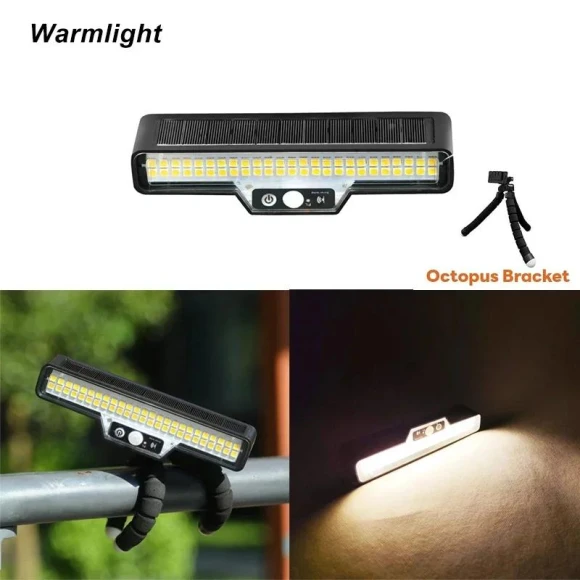 Solar Lights with Motion Sensor and Adjustable Octopus Stand — Outdoor Security & Flood Lighting, HIMO Group