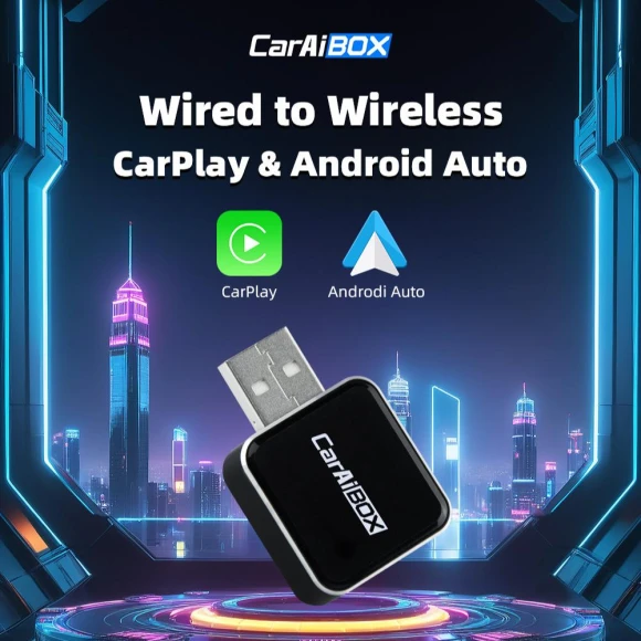Wireless CarPlay and Android Auto Adapter — Stereo Receivers, Apple