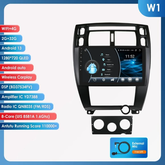 Android Car Multimedia Head Unit — In-Dash, Hizpo