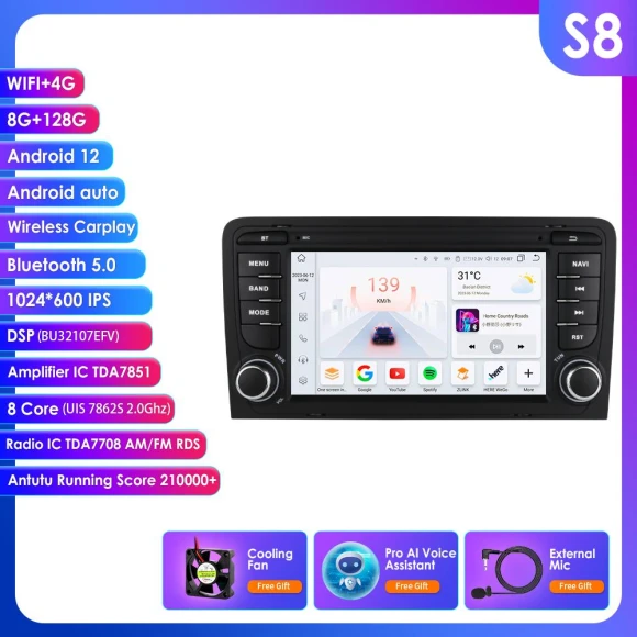 Car Multimedia Player — In-Dash, Hizpo