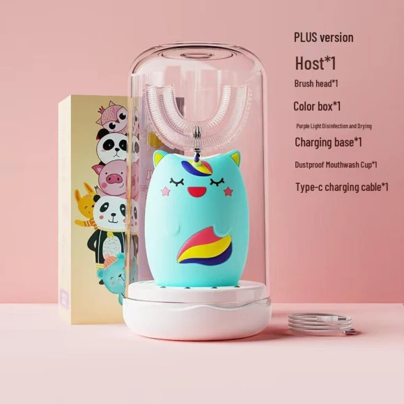 Children's U-Shaped Sonic Electric Toothbrush — Kids' Electric Toothbrushes, Qianbaimei