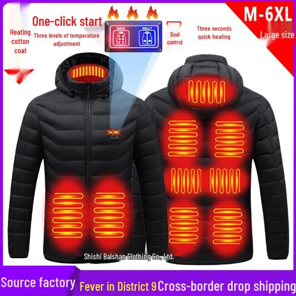Heated Cotton Jacket — Base Layers, UrbanEdge