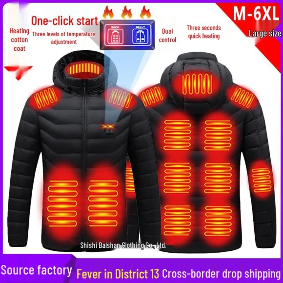 Smart Cotton Jacket with Heating — Electric Throws, UrbanEdge