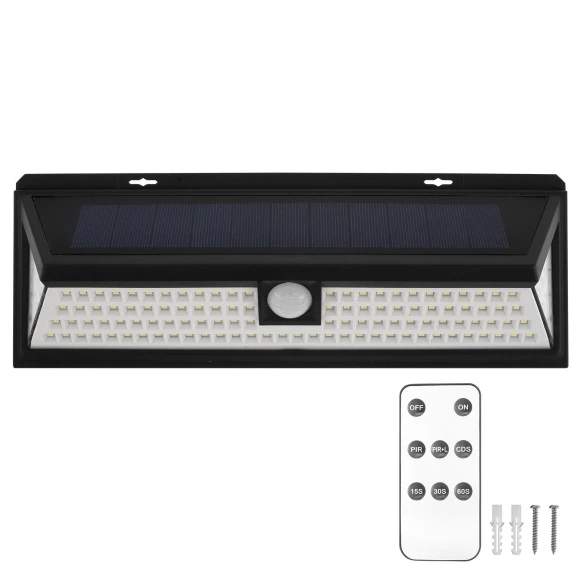 Solar RV Porch Light with Motion Sensor and Remote Control — Outdoor Security & Flood Lighting, COXSENI