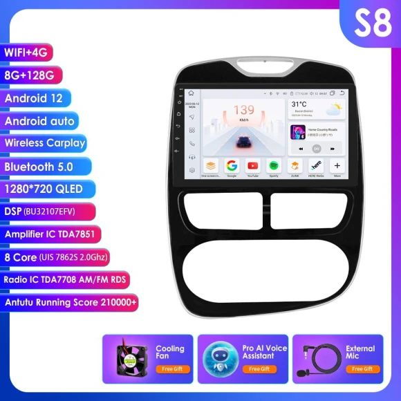 Wireless CarPlay 4G-LTE Android Car Stereo — Stereo Receivers, Hizpo