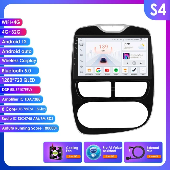 Wireless CarPlay Android Car Stereo — In-Dash, Hizpo