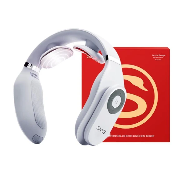 Bluetooth Smart Neck Massager with Heat — Muscle Stimulators, SKG