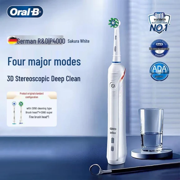 Electric Toothbrush with Smart Pressure Sensor — Rotating Electric Toothbrushes, Oral-B