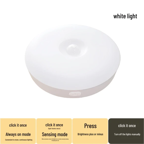 Rechargeable Motion Sensor LED Night Light — Night Lights, Vieruodis