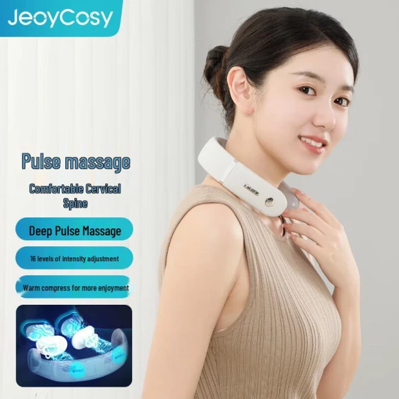 Smart Neck Massager with Heat and Pulse Therapy — Muscle Stimulators, JEOYCOSY