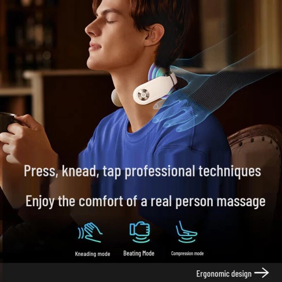 Smart Neck Massager with Heat and Pulse — Back Relief Solutions, SKG