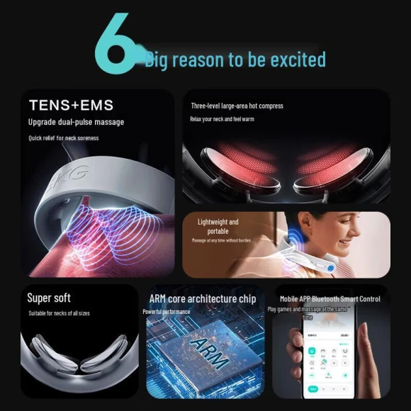Smart Neck Massager — Rehabilitation & Therapy Equipment, SKG