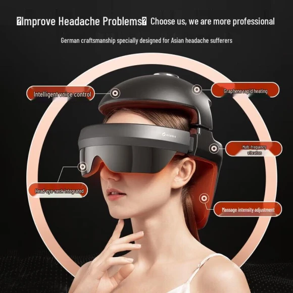 Smart Sleep Head and Eye Massager Helmet — Thermal Comfort Solutions, CLORIS