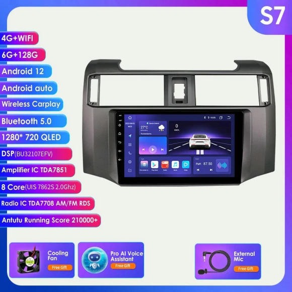 Car Stereo with 10.25-inch QLED Touch Screen — In-Dash, Roadanvi