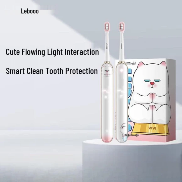 Light Feather Smart Sonic Electric Toothbrush — Ultrasonic, Lebooo