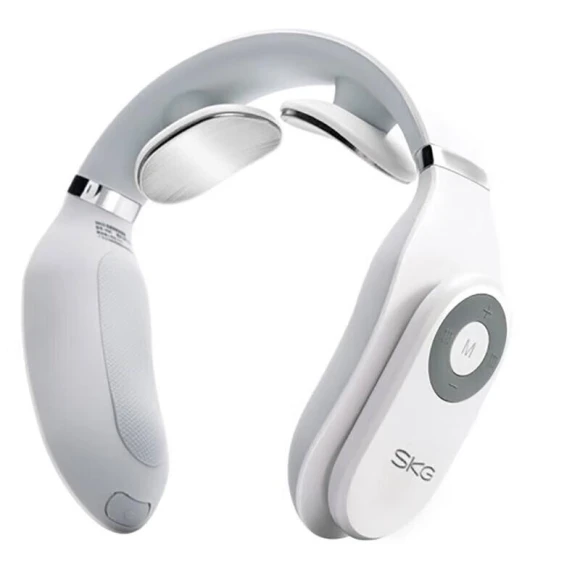 Smart Cervical Neck Massager with Heat and Bluetooth — Massage Gun, SKG