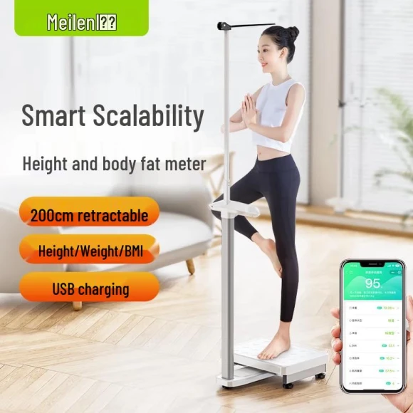 Smart Height and Weight Scale — Body Composition Analysis, Meilen