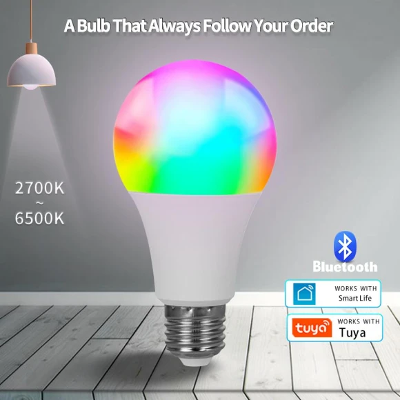 Smart LED Light Bulb — LED, Tuya