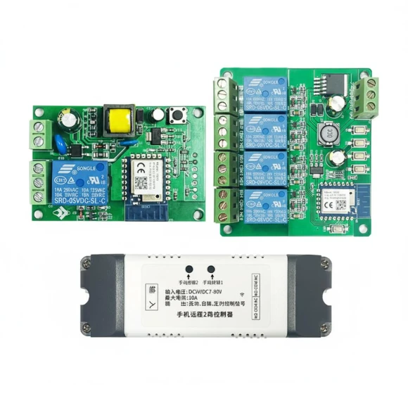 WiFi Bluetooth Relay Module with Remote Control — Smart Home Modules, Tuya