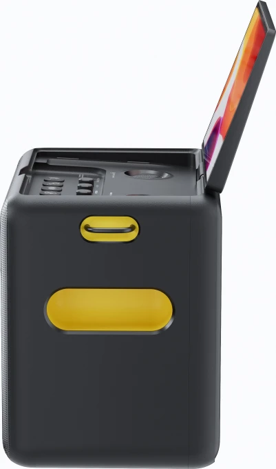 Portable Karaoke System with Rotating Screen — Portable Audio Solutions, iKarao