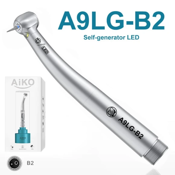 Self-Generating LED Dental Handpiece — Turbines, AI DENTAL