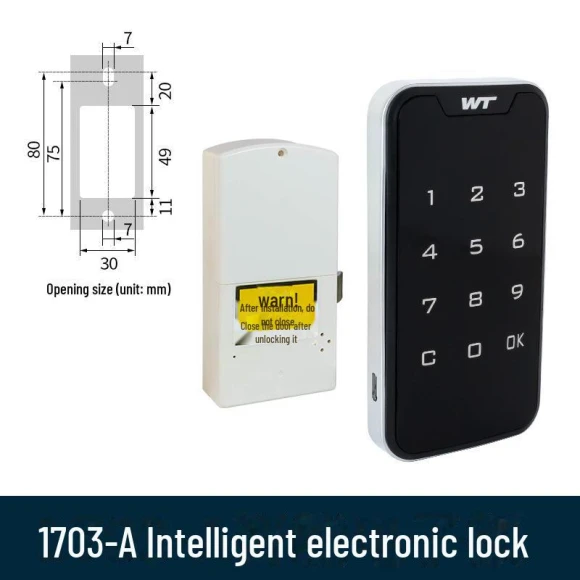 Smart Electronic Touch Lock with Fingerprint — Biometric Security, VantaGoods