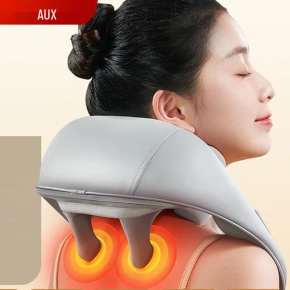 Smart Neck Massager with Heat — Rehabilitation & Therapy Equipment, AUX
