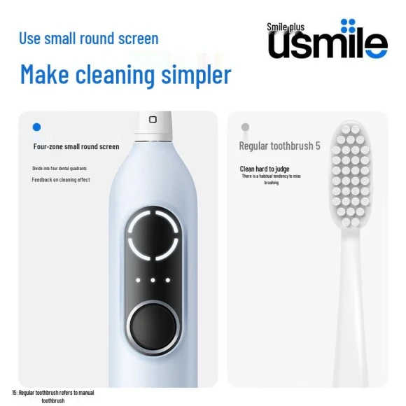 Smart Sonic Electric Toothbrush Gift Set — Brushes, usmile