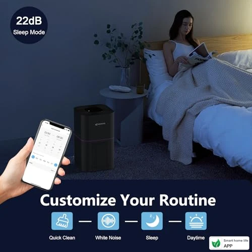 Air Purifier for Home and Bedroom — Activated Carbon Air Purifiers, DAYETTE