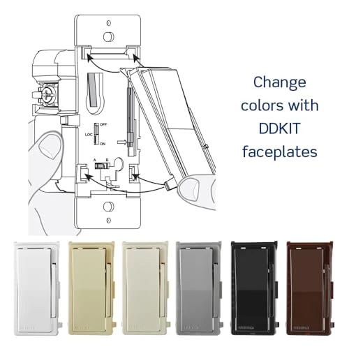 Dimmer Switch Companion for Multi-Location Dimming — Ceiling Fan Wall Controls, Leviton