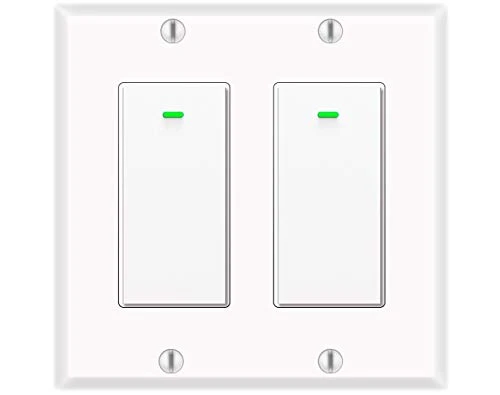 Double Smart WiFi Light Switches — Dimmer Switches, bekca