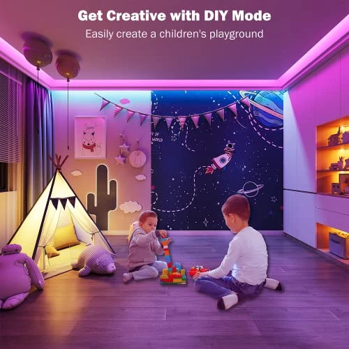 Music Sync Color Changing RGB LED Strip Lights — LED Strips, Leeleberd