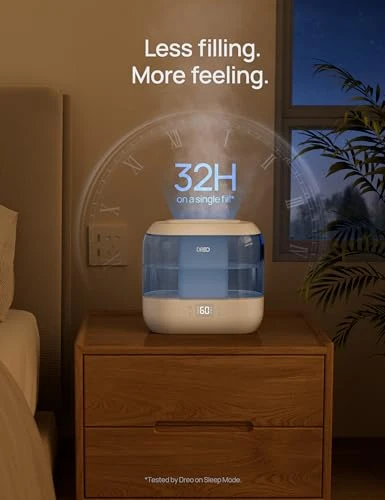 Quiet Cool Mist Top Fill Essential Oil Diffuser — Air Moisturizers, Dreo