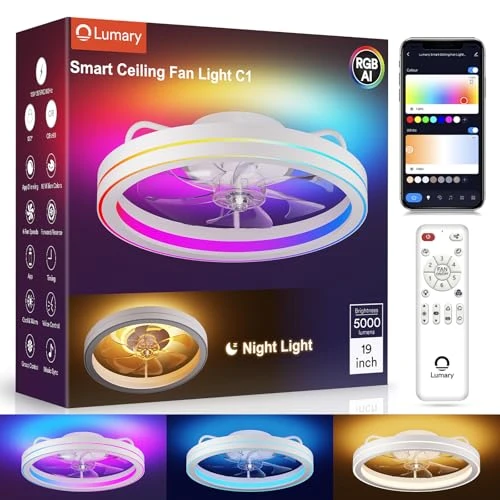 Smart Ceiling Fan with Light — Ceiling Fan Lighting Solutions, Lumary