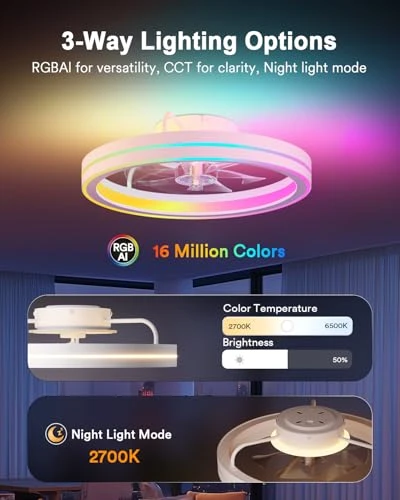 Smart Ceiling Fan with Light — Ceiling Fan Lighting Solutions, Lumary
