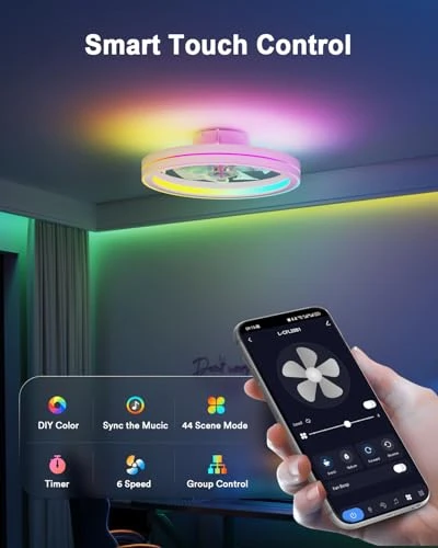 Smart Ceiling Fan with Light — Ceiling Fan Lighting Solutions, Lumary