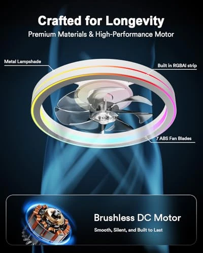 Smart Ceiling Fan with Light — Ceiling Fan Lighting Solutions, Lumary