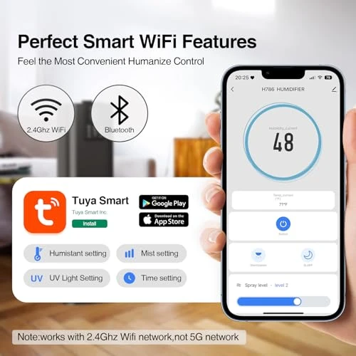 Smart Humidifier Large Room Bedroom Home — Air Moisturizers, Honovos