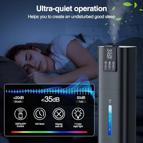 Smart Humidifier Large Room Bedroom Home — Air Moisturizers, Honovos