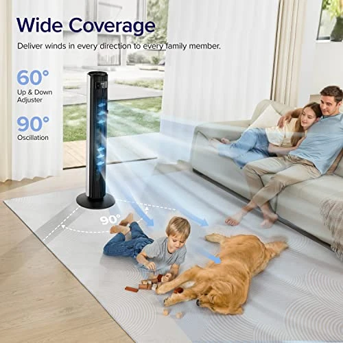 Smart Tower Fan for Bedroom — Ceiling Fans, LEVOIT