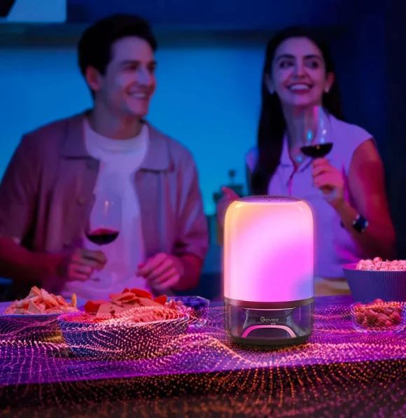 Table Lamp with Music Sync and JBL Sound — LED, Govee