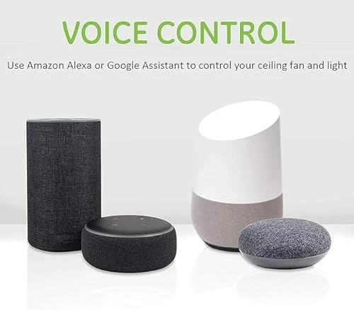 WiFi Ceiling Fan and Light Remote Control Kit — Ceiling Fan Wall Controls, Aubric