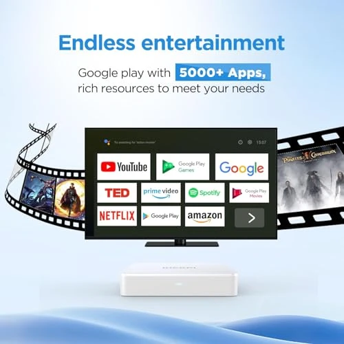 Android TV Box with Voice Search — Ultra HD Media Players, KICKPI