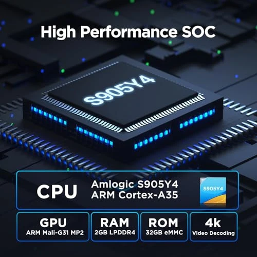 Android TV Box with Voice Search — Ultra HD Media Players, KICKPI